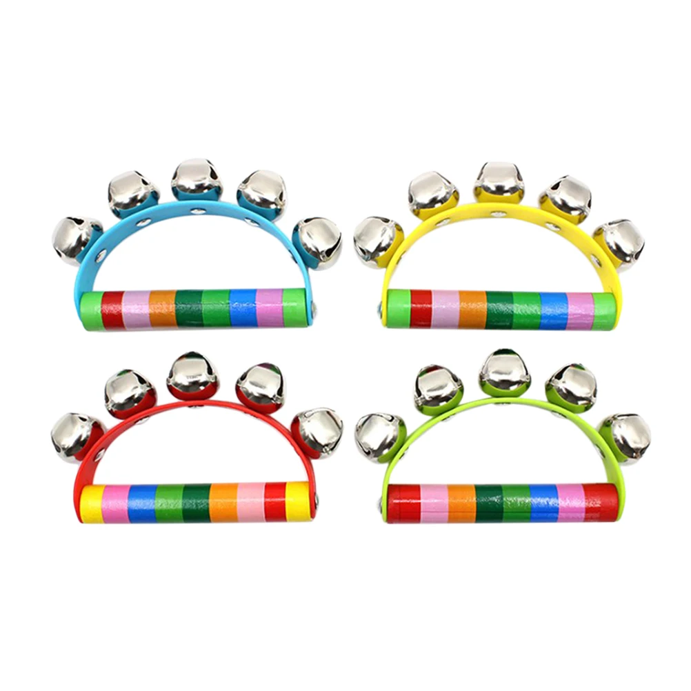 4 Pcs Toys for Kids Hand Bell Jingle Bells Educational Stainless Steel Music Instrument Baby
4 Pcs Toys for Kids Hand Bell Jingle Bells Educational Stainless Steel Music Instrument Baby