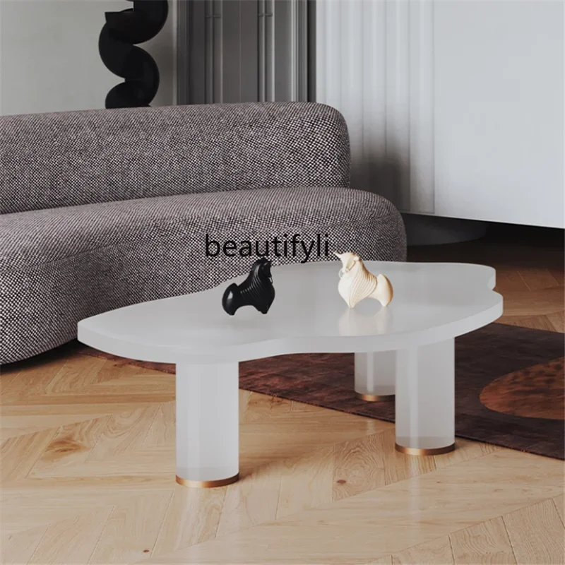 Nordic Frosted Acrylic Shaped Coffee Table Simple Designer Tea Table Model Room White Retro Living Room Coffee Table
Nordic Frosted Acrylic Shaped Coffee Table Simple Designer Tea Table Model Room White Retro Living Room Coffee Table