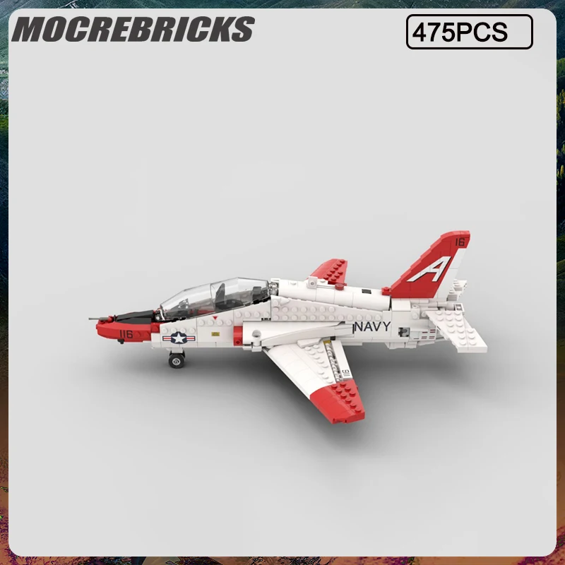 WW II Military Series T-45 Goshawk Aircraft Building Blocks Suit Model DIY MOC Assembling Brick Children's Toys Christmas Gifts
WW II Military Series T-45 Goshawk Aircraft Building Blocks Suit Model DIY MOC Assembling Brick Children's Toys Christmas Gifts