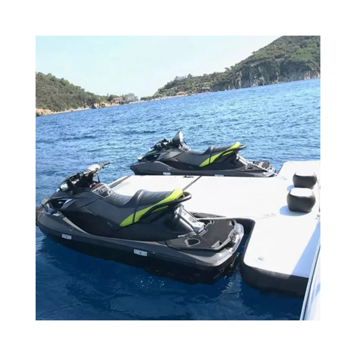 Custom T Shape Inflatable Floating Jet Ski Dock Motor Boast Docks Station Pontoon Platform
Custom T Shape Inflatable Floating Jet Ski Dock Motor Boast Docks Station Pontoon Platform