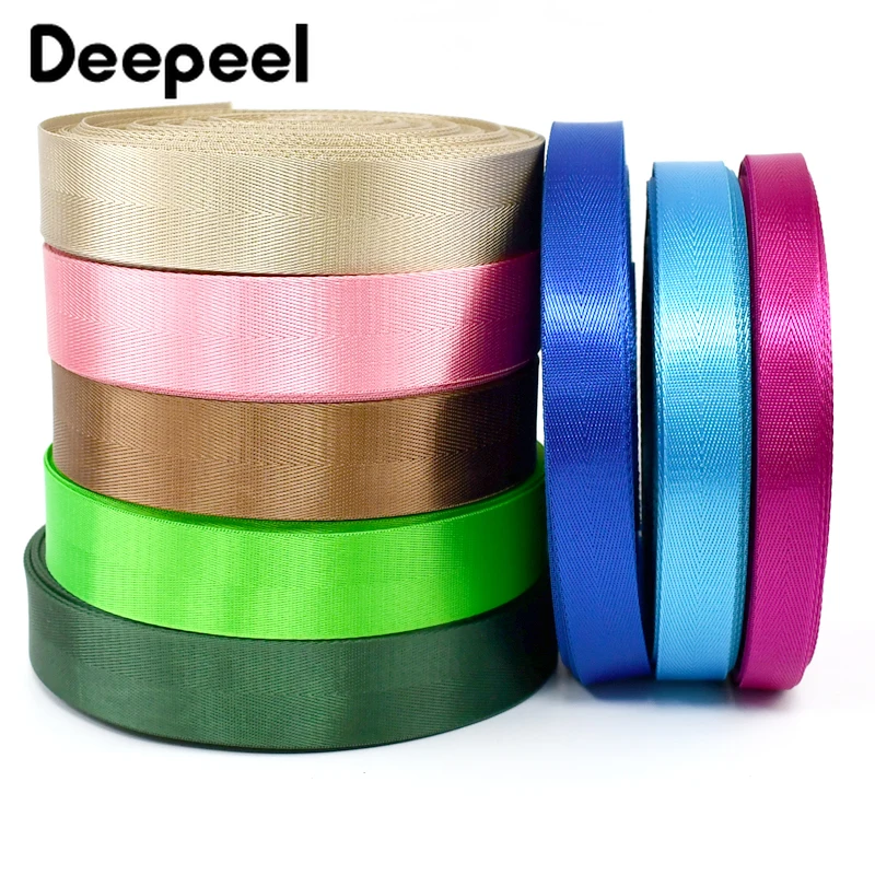 45Meters Deepeel 20-50mm Colored Nylon Webbing Tape Backpack Strap Herringbone Ribbon Safety Belt Dog Collar Sewing Binding Band
45Meters Deepeel 20-50mm Colored Nylon Webbing Tape Backpack Strap Herringbone Ribbon Safety Belt Dog Collar Sewing Binding Band