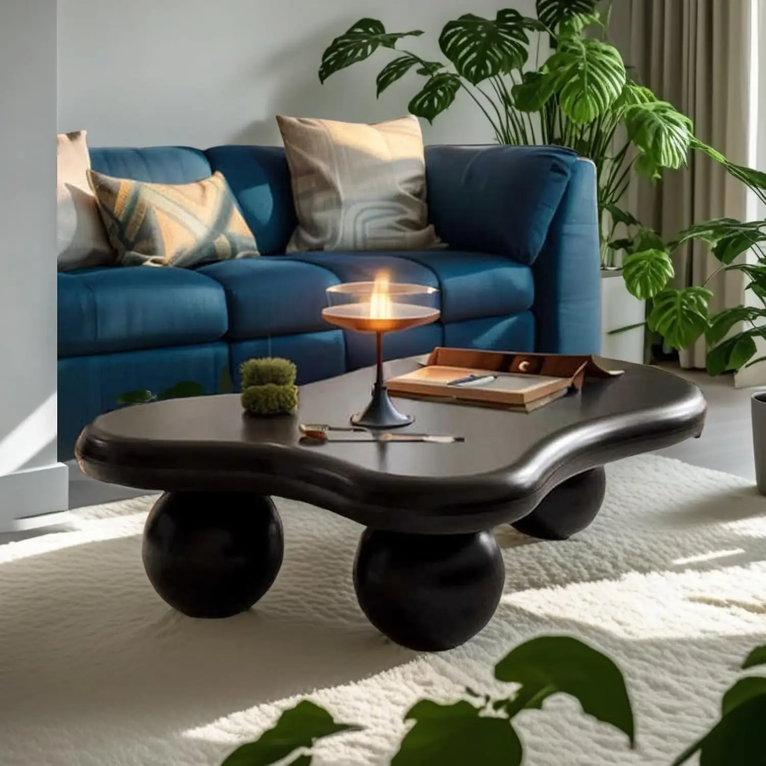 Mid Century Modern Oval Wooden Coffee Table with Sturdy Legs for Apartment Living Room 47.24in, Customized
Mid Century Modern Oval Wooden Coffee Table with Sturdy Legs for Apartment Living Room 47.24in, Customized