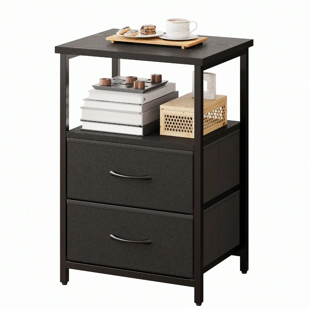Tomnk 1 Or 2 Drawers Night Stand, Nightstand With Fabric Drawers, End Table With PU Finish, Bedside Table, Bedroom Furniture
Tomnk 1 Or 2 Drawers Night Stand, Nightstand With Fabric Drawers, End Table With PU Finish, Bedside Table, Bedroom Furniture