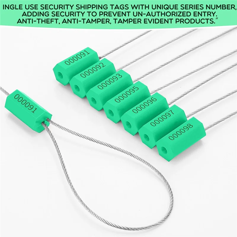 KEKA 120 Steel Cable Seals Metal Security Seal Numbered Metal Truck Trailer Seals Security Tags Tamper Evident Tags
KEKA 120 Steel Cable Seals Metal Security Seal Numbered Metal Truck Trailer Seals Security Tags Tamper Evident Tags