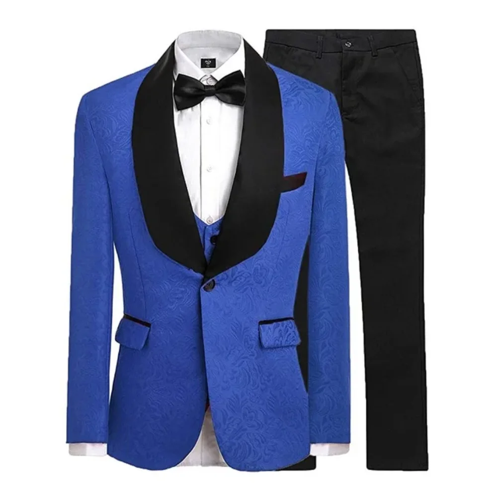 Custom Made Best Man Shawl Lapel Groom Tuxedo Men's Suit Wedding Terno Masculino Blazer (Jacket+Pants+Tie+Vest)
Custom Made Best Man Shawl Lapel Groom Tuxedo Men's Suit Wedding Terno Masculino Blazer (Jacket+Pants+Tie+Vest)