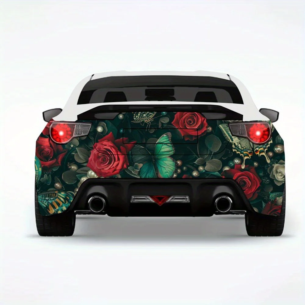 Romantic Rose and Butterfly Car Sticker-Vinyl Decal for Car Rear, Waterproof Self-Adhesive Vinyl Stickers for Vehicle Tail & Bum
Romantic Rose and Butterfly Car Sticker-Vinyl Decal for Car Rear, Waterproof Self-Adhesive Vinyl Stickers for Vehicle Tail & Bum