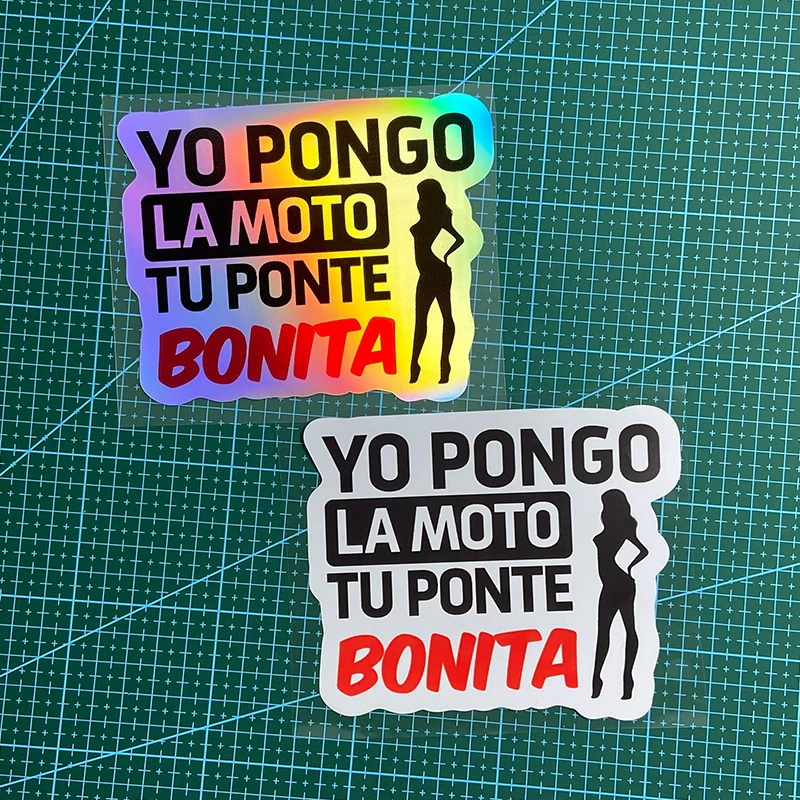 Наклейки на мотоцикл в испанском стиле, водонепроницаемые для переднего обтекателя мотоцикла, боковые панели топливного бака, виниловые наклейки, наклейки для скутера
Наклейки на мотоцикл в испанском стиле, водонепроницаемые для переднего обтекателя мотоцикла, боковые панели топливного бака, виниловые наклейки, наклейки для скутера