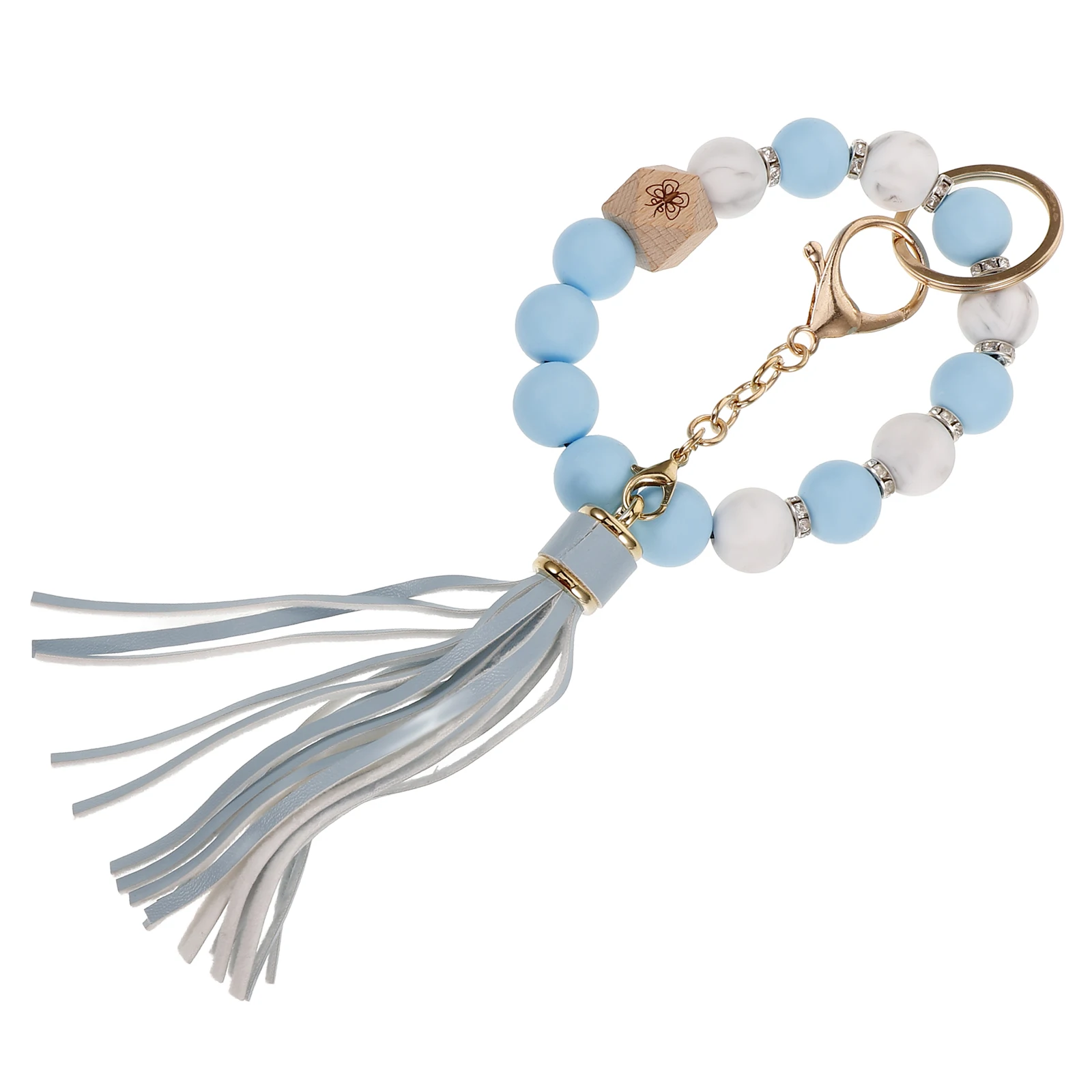Keychain Wristlet Women Bracelet Beaded Silicone Tassel Decor Keys Ring Bracelet Keychain Wristlet Women Keychains
Keychain Wristlet Women Bracelet Beaded Silicone Tassel Decor Keys Ring Bracelet Keychain Wristlet Women Keychains