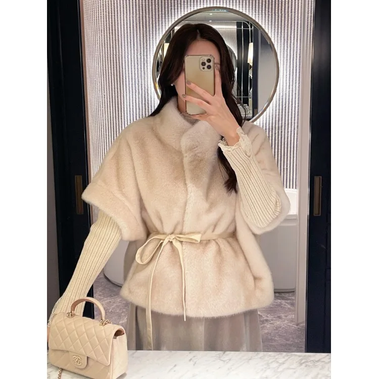 Элитная модная норковая шуба свободного кроя с рукавами «летучая мышь» в корейском стиле, жилет для весны, осени, зимы, женская повседневная верхняя одежда/нижнее белье
Элитная модная норковая шуба свободного кроя с рукавами «летучая мышь» в корейском стиле, жилет для весны, осени, зимы, женская повседневная верхняя одежда/нижнее белье