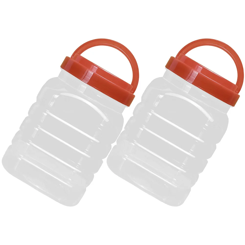 2pcs Square Honey Jars 1.25L Large Mouth Plastic Airtight Food Storage Containers Kitchen ganizers Sealed Bottles for Jam Tea
2pcs Square Honey Jars 1.25L Large Mouth Plastic Airtight Food Storage Containers Kitchen ganizers Sealed Bottles for Jam Tea