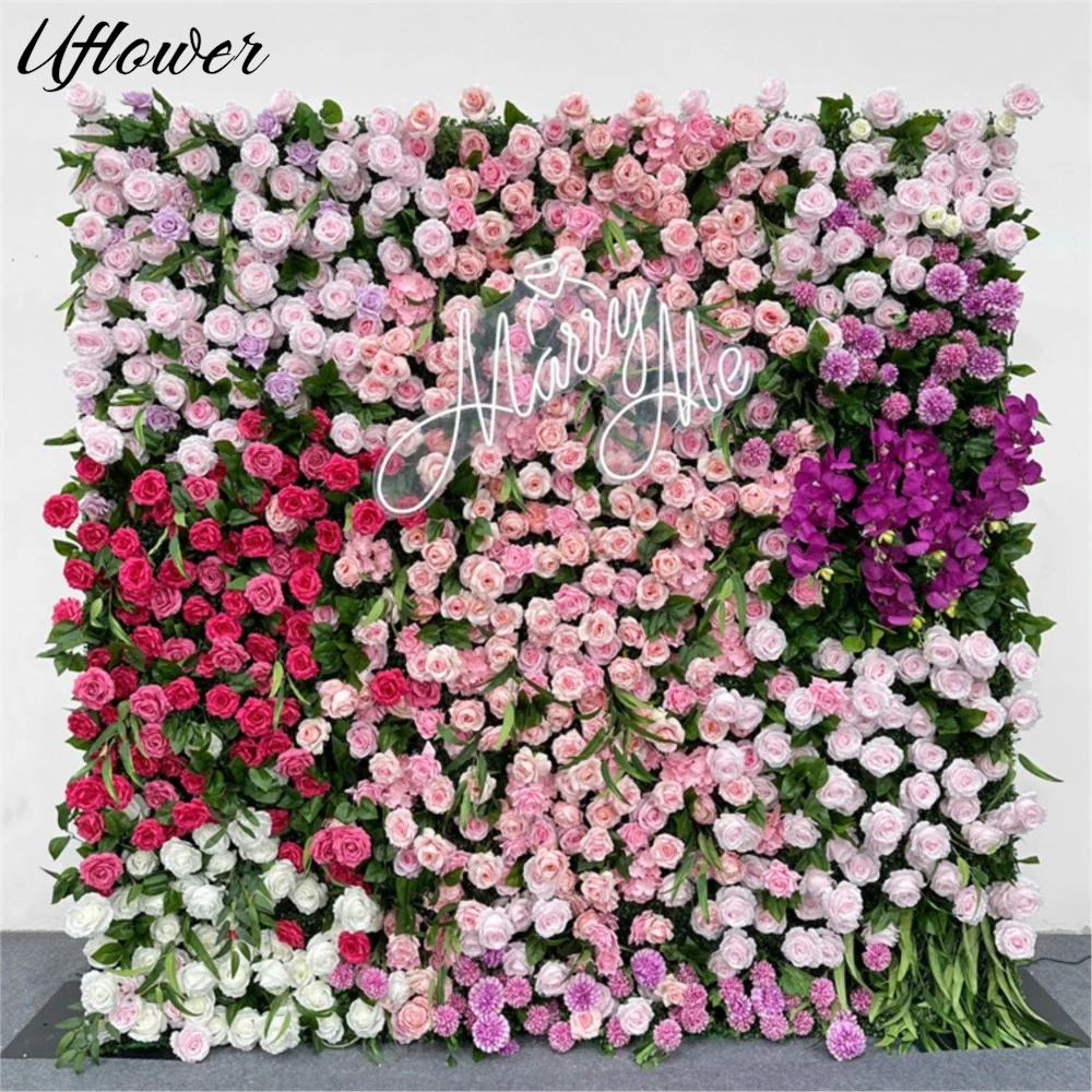 Uflower 5D Colorful Rose Geeeney Flower Wall Wedding Backdrop Fabric Hanging Curtain Floral Window Display Party Event Props
Uflower 5D Colorful Rose Geeeney Flower Wall Wedding Backdrop Fabric Hanging Curtain Floral Window Display Party Event Props