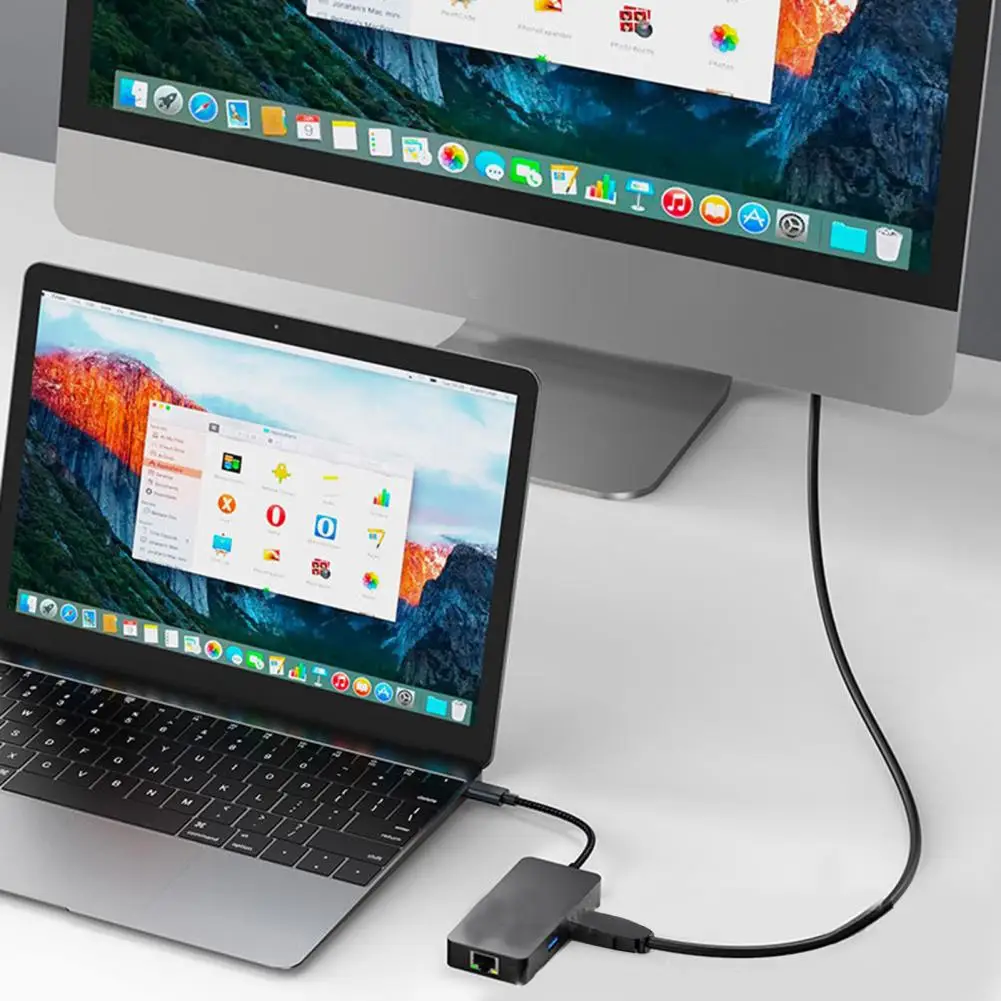 Ethernet Docking Station with Fast Transfer Versatile 6-in-1 Usb-c Hub High-speed Docking Station with 4k for Macbook for Laptop
Ethernet Docking Station with Fast Transfer Versatile 6-in-1 Usb-c Hub High-speed Docking Station with 4k for Macbook for Laptop