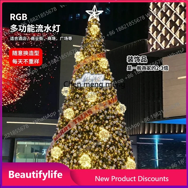 A48 New large Christmas tree 5/8/10 meters Christmas decoration shopping mall hotel outdoor luminous scene layout
A48 New large Christmas tree 5/8/10 meters Christmas decoration shopping mall hotel outdoor luminous scene layout