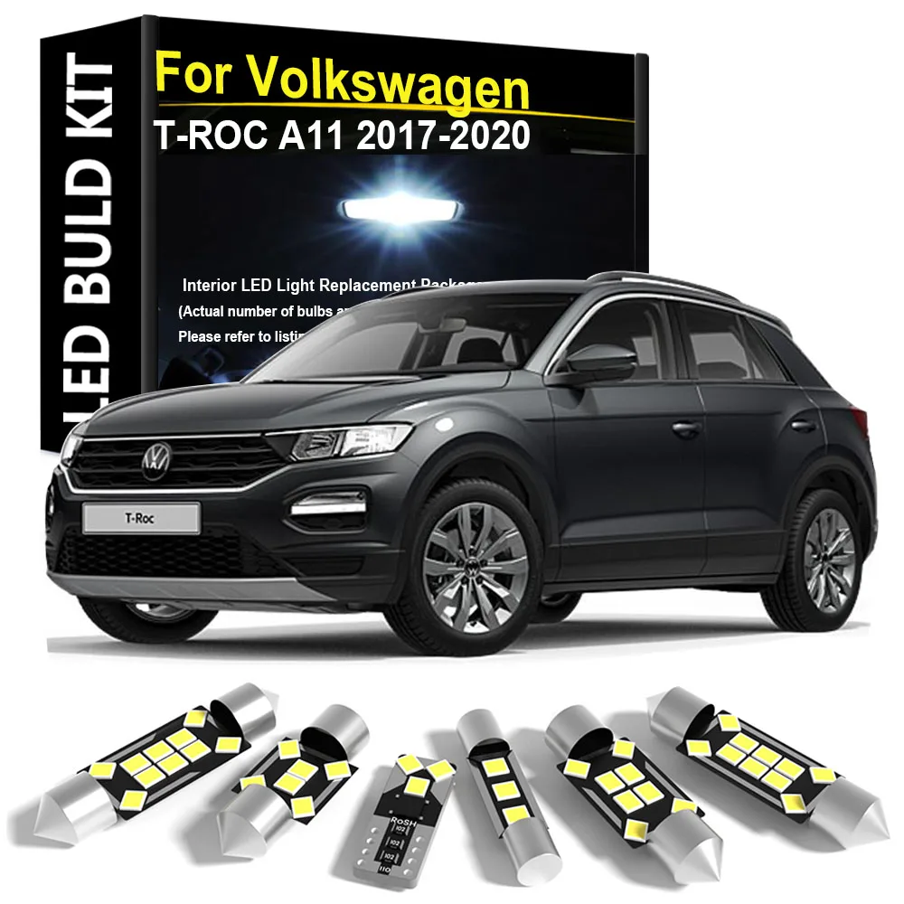 Car Interior Light LED 6Pcs For VW Volkswagen T-ROC A11 2017 2018 2019 2020 Dome Map Glove Box Light Accessories Canbus No Error
Car Interior Light LED 6Pcs For VW Volkswagen T-ROC A11 2017 2018 2019 2020 Dome Map Glove Box Light Accessories Canbus No Error