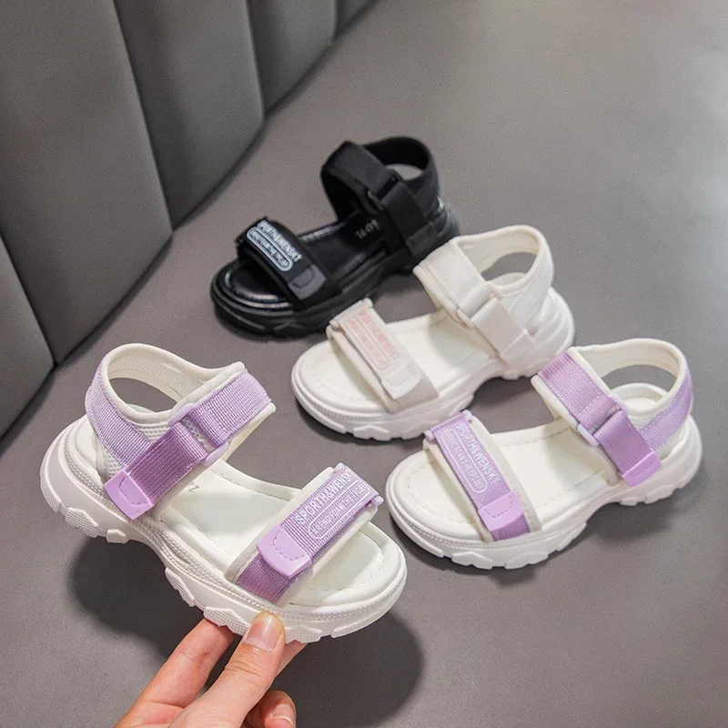 Students Beach Shoes Open Toes Soft Sole Kids Casual Shoes for Summer 2025 New Boys Girls Sandals Flexible Non-slip Comfortable
Students Beach Shoes Open Toes Soft Sole Kids Casual Shoes for Summer 2025 New Boys Girls Sandals Flexible Non-slip Comfortable