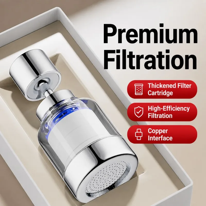 Flexible Rotatable Kitchen Sink Tap Purifying Spout Anti-splash Extender Household Municipal Running Water Sediment Interception
Flexible Rotatable Kitchen Sink Tap Purifying Spout Anti-splash Extender Household Municipal Running Water Sediment Interception