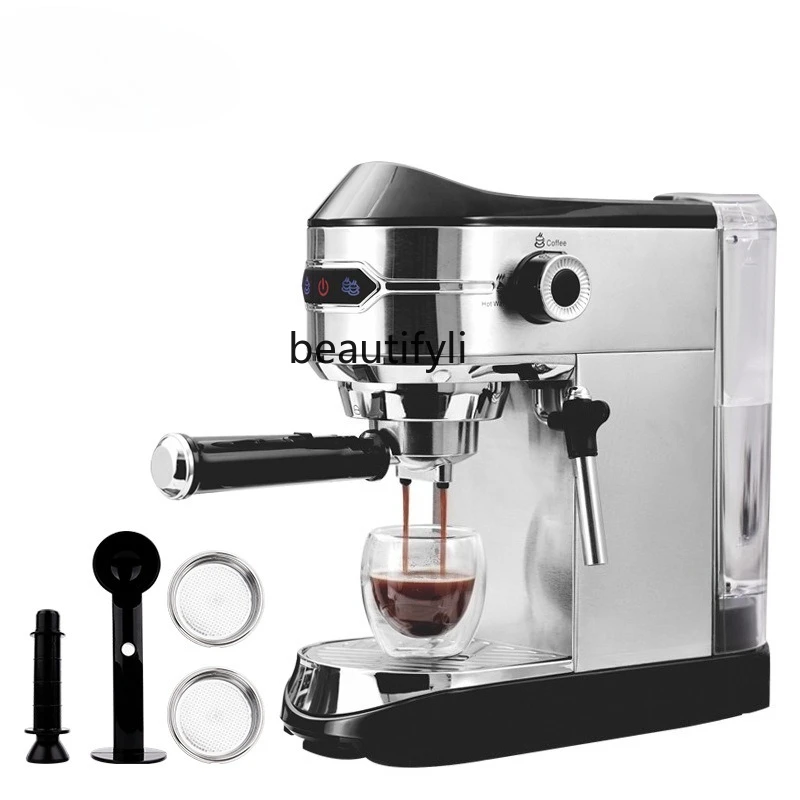 Home Office Small Espresso Semi-automatic Steam Bar Milk Foam Machine Integrated Coffee Machine
Home Office Small Espresso Semi-automatic Steam Bar Milk Foam Machine Integrated Coffee Machine