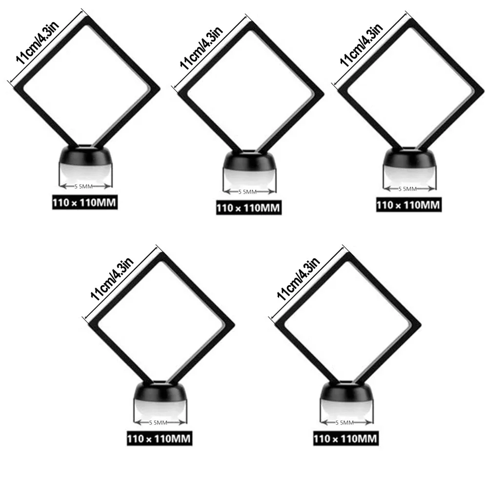 5-piece 3D Floating Frame With base, Display frame, Elastic Telescopic Storage box, Suitable For earrings, rings, Brooches
5-piece 3D Floating Frame With base, Display frame, Elastic Telescopic Storage box, Suitable For earrings, rings, Brooches