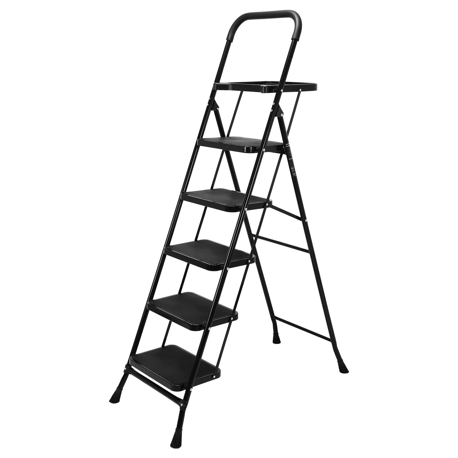 5Step Folding Ladder 330lbs Capacity Metal Steel Ladder with Wide AntiSlip Pedal Safety Locking Portable for Home Kitchen Office
5Step Folding Ladder 330lbs Capacity Metal Steel Ladder with Wide AntiSlip Pedal Safety Locking Portable for Home Kitchen Office