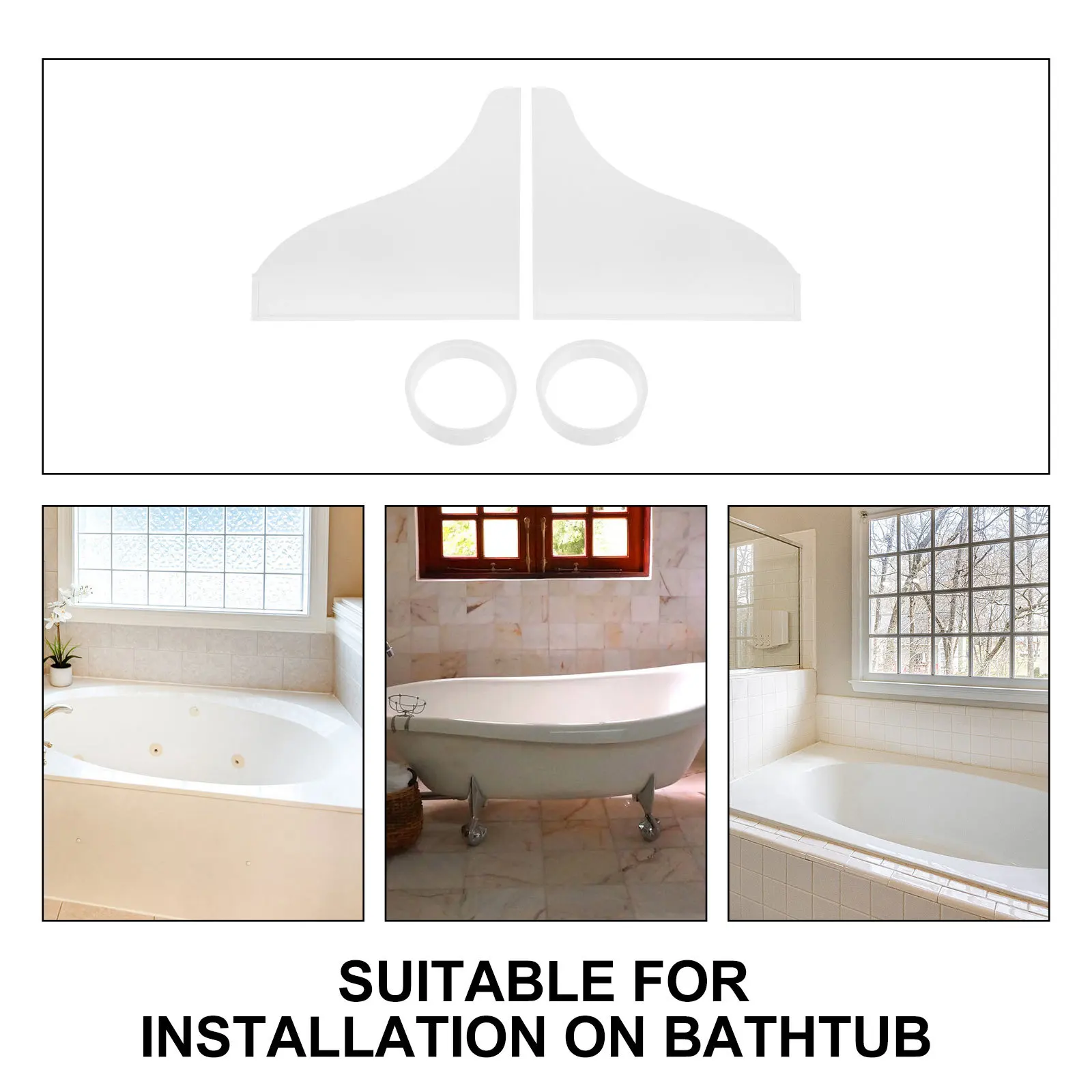 2 шт. Защитный экран от брызг для ванны, прозрачный акриловый угловой барьер для ванной, самоклеящаяся водонепроницаемая защита для пола, защита края ванны
2 шт. Защитный экран от брызг для ванны, прозрачный акриловый угловой барьер для ванной, самоклеящаяся водонепроницаемая защита для пола, защита края ванны