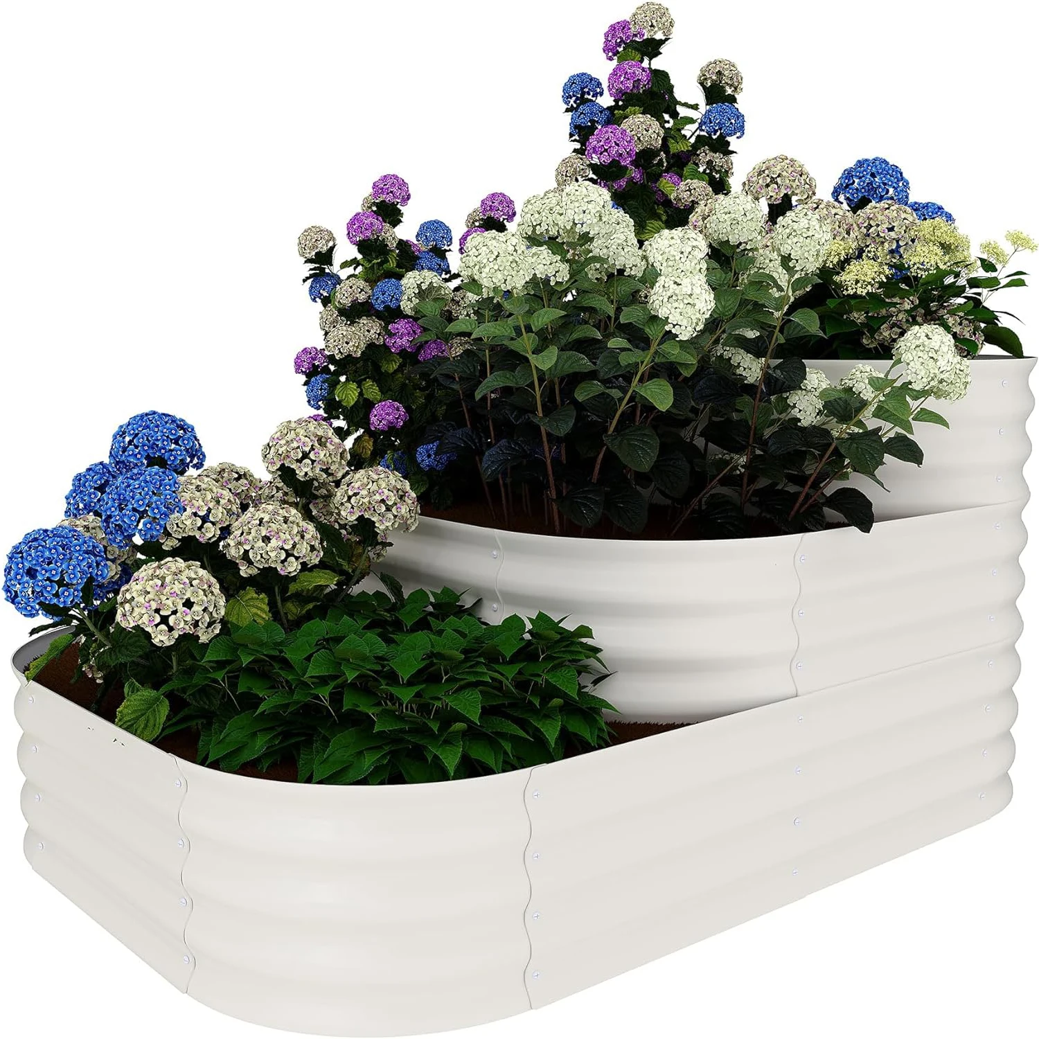 3-in-1 Raised Garden Bed Kit – Oval Planter Box for Vegetables Flowers, Expandable Open Base Planters, Ground-Connected
3-in-1 Raised Garden Bed Kit – Oval Planter Box for Vegetables Flowers, Expandable Open Base Planters, Ground-Connected