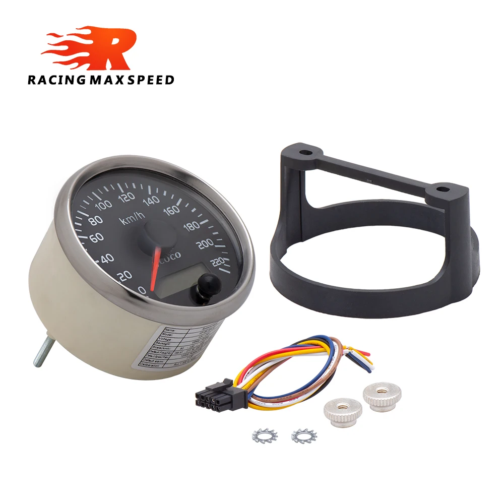 XMSJ-12V/24V Universal 85mm Speedometer 220km/h Speed Gauge Meter With White/Amber Backlight With LCD For Car Truck Boat Motor
XMSJ-12V/24V Universal 85mm Speedometer 220km/h Speed Gauge Meter With White/Amber Backlight With LCD For Car Truck Boat Motor