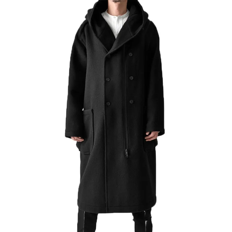 Men's Woolen Coat New Fall/Winter Fashion Trend Hooded Shoulders Casual All-In-One Plus Size Coat
Men's Woolen Coat New Fall/Winter Fashion Trend Hooded Shoulders Casual All-In-One Plus Size Coat