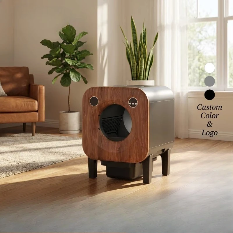 Large Automatic Self Cleaning Cat Litter Box Smart Sensor Safe Anti-Pinch Easy Clean for Big Cats Multi Cat Household
Large Automatic Self Cleaning Cat Litter Box Smart Sensor Safe Anti-Pinch Easy Clean for Big Cats Multi Cat Household