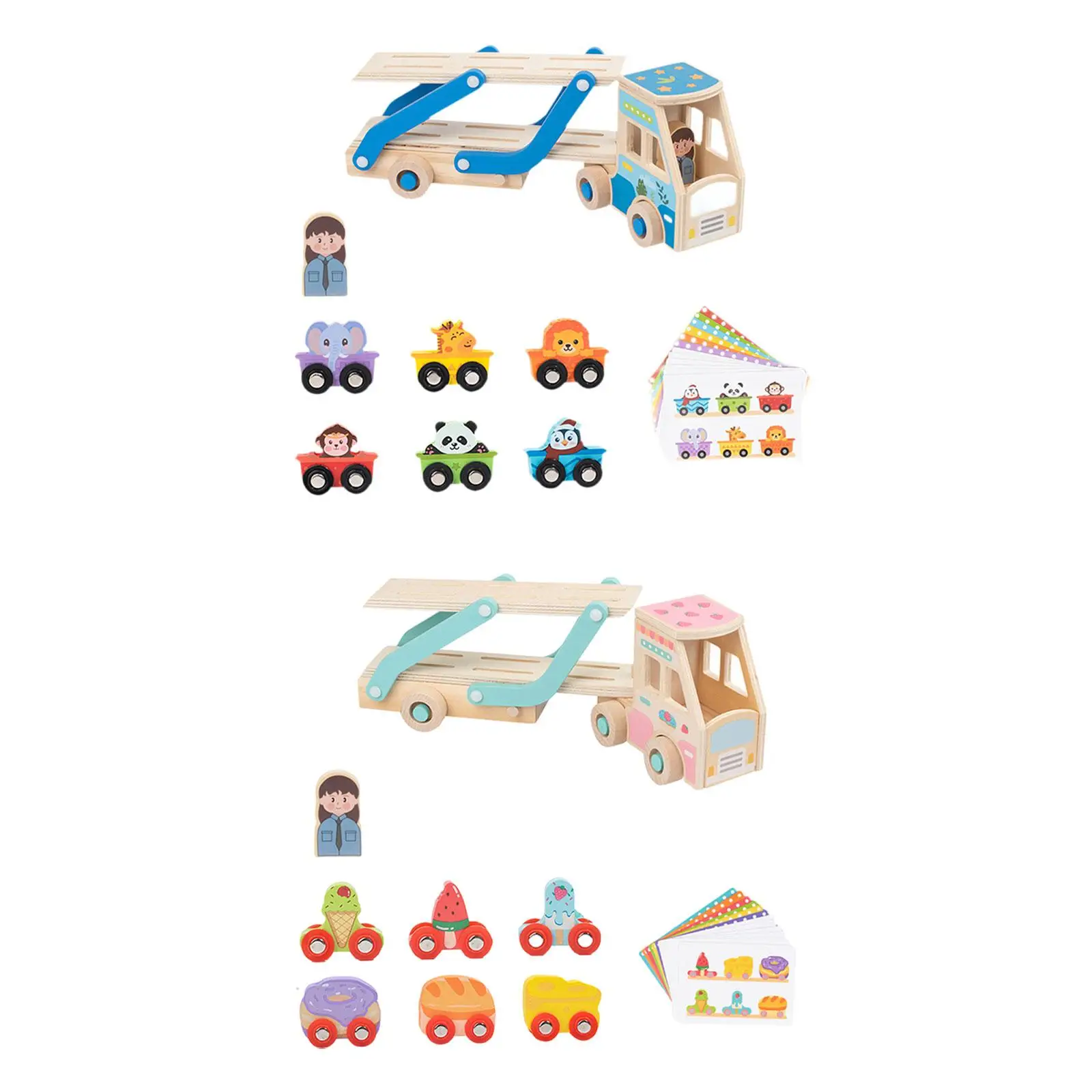 Wooden Matching Truck Tow Truck Toy Educational Play Vehicle Early Childhood Development Toy for Kids
Wooden Matching Truck Tow Truck Toy Educational Play Vehicle Early Childhood Development Toy for Kids