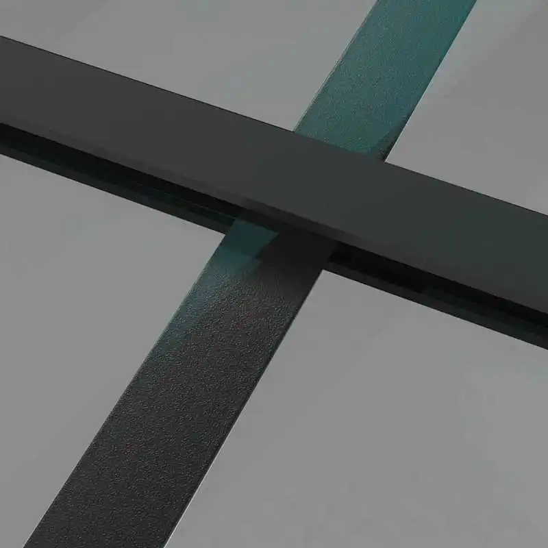 Interior Door 29.9"x79.3" Black ESG Glass and Aluminum
Interior Door 29.9"x79.3" Black ESG Glass and Aluminum