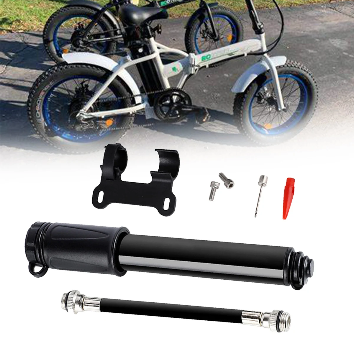 1 Set Portable Bicycles Tire Pump Compact-Mini Bike Air Hand Pump Aluminum-Alloy Durable Tire Pump Easy to Use
1 Set Portable Bicycles Tire Pump Compact-Mini Bike Air Hand Pump Aluminum-Alloy Durable Tire Pump Easy to Use