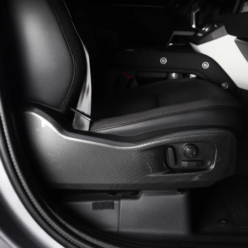 For Land Rover Defender 110 2020-2024ABS Carbon Fiber Car Seat Adjustment Frame Side Decoration Cover Stickers Car Accessories
For Land Rover Defender 110 2020-2024ABS Carbon Fiber Car Seat Adjustment Frame Side Decoration Cover Stickers Car Accessories