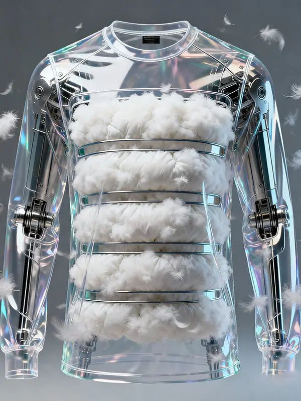 Men's down Goose Feather Long Sve T-irt Thi Warm Base irt Stand Fit Faion Urban Sle Polyester Fiber Winter Wear
Men's down Goose Feather Long Sve T-irt Thi Warm Base irt Stand Fit Faion Urban Sle Polyester Fiber Winter Wear