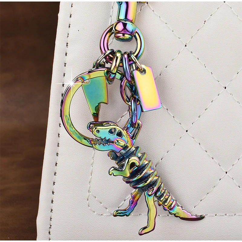 Colorful Dinosaur Pendant Bag Hanging Stainless Steel Keychain Key Ring Retro Creative Keychain Women Jewelry Bag Pendant Gifts
Colorful Dinosaur Pendant Bag Hanging Stainless Steel Keychain Key Ring Retro Creative Keychain Women Jewelry Bag Pendant Gifts