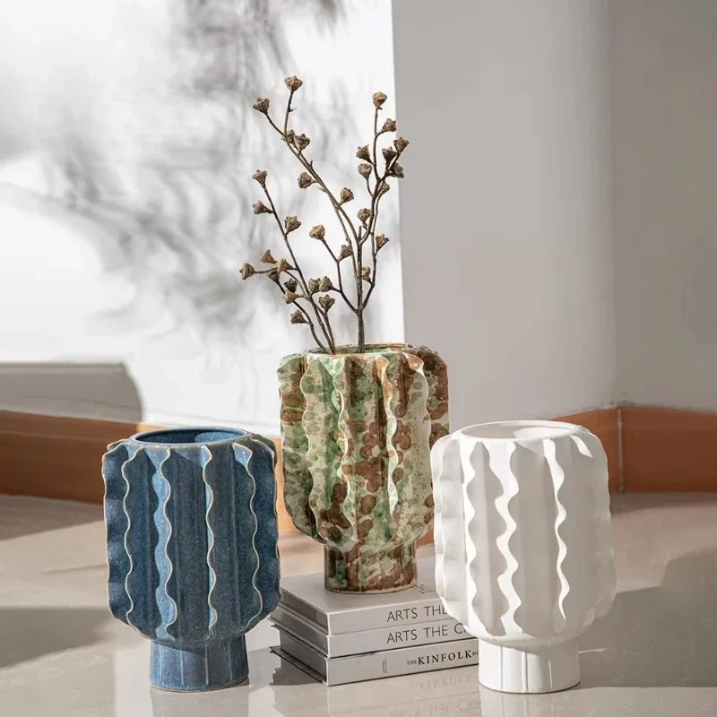 Handmade ceramic vase retro vase ceramic vase home decoration
Handmade ceramic vase retro vase ceramic vase home decoration