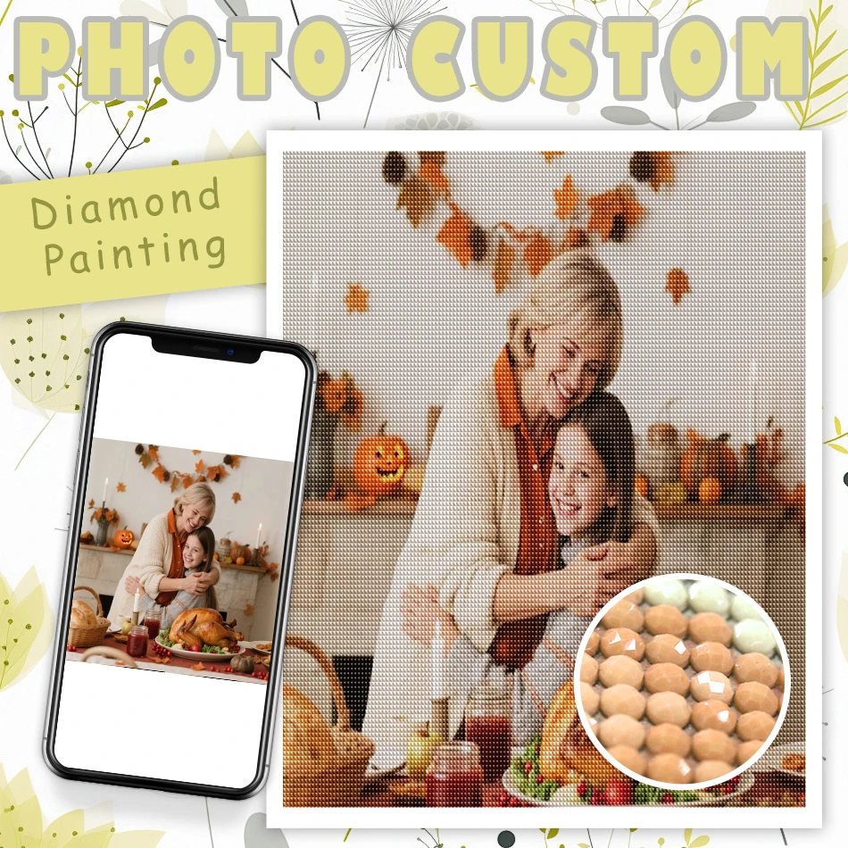 PhotoCustom Thanksgiving Diamond Painting With Your Own Picture Custom Home Decoration Gifts Art DIY Craft
PhotoCustom Thanksgiving Diamond Painting With Your Own Picture Custom Home Decoration Gifts Art DIY Craft