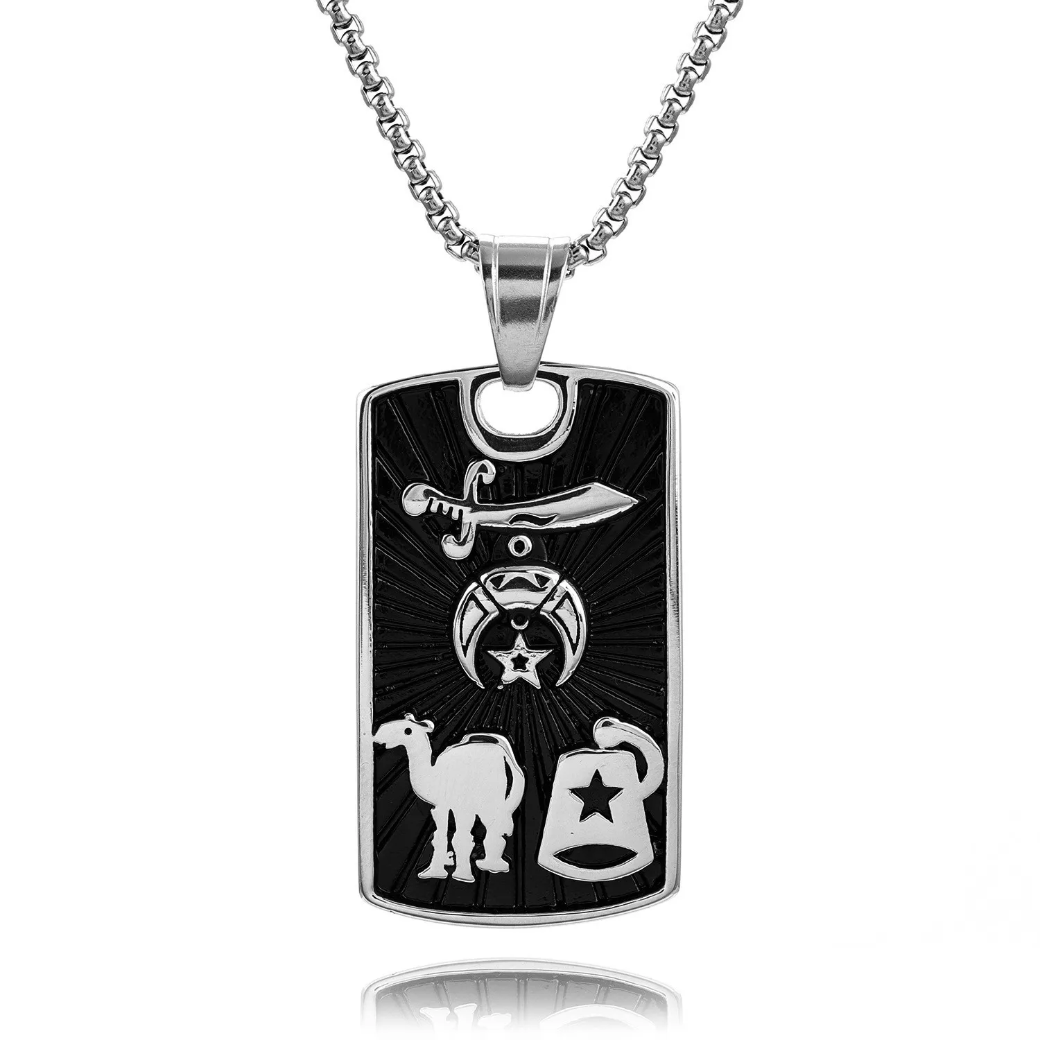 Trend Retro Desert Star Camel Sword Pendant Necklace Charm Men's Necklace Stainless Steel Jewelry Hip Hop Punk Accessories Gift
Trend Retro Desert Star Camel Sword Pendant Necklace Charm Men's Necklace Stainless Steel Jewelry Hip Hop Punk Accessories Gift