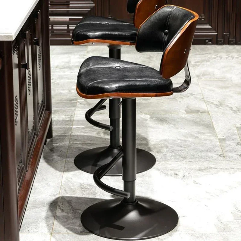 European Style Bar Chair Kitchen Lift Chair Rotary Bar Chair Simple Home Backrest High Stool Cash Register Furniture Bar HY50CT
European Style Bar Chair Kitchen Lift Chair Rotary Bar Chair Simple Home Backrest High Stool Cash Register Furniture Bar HY50CT