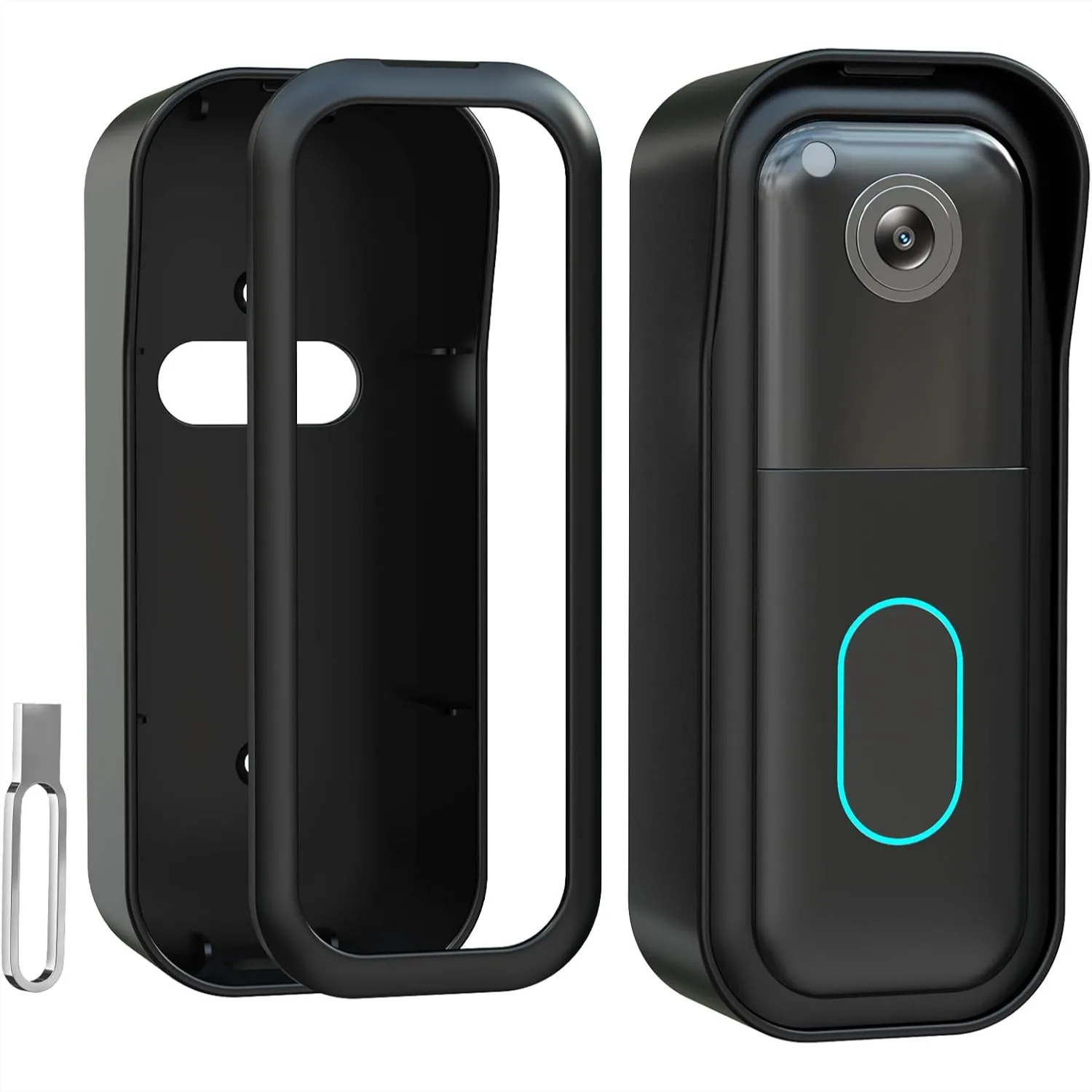 Doorbell Mount for Blink Video Doorbell 2nd Gen, No Drill Bracket with Adhesive Tape, Easy Install, Black
Doorbell Mount for Blink Video Doorbell 2nd Gen, No Drill Bracket with Adhesive Tape, Easy Install, Black