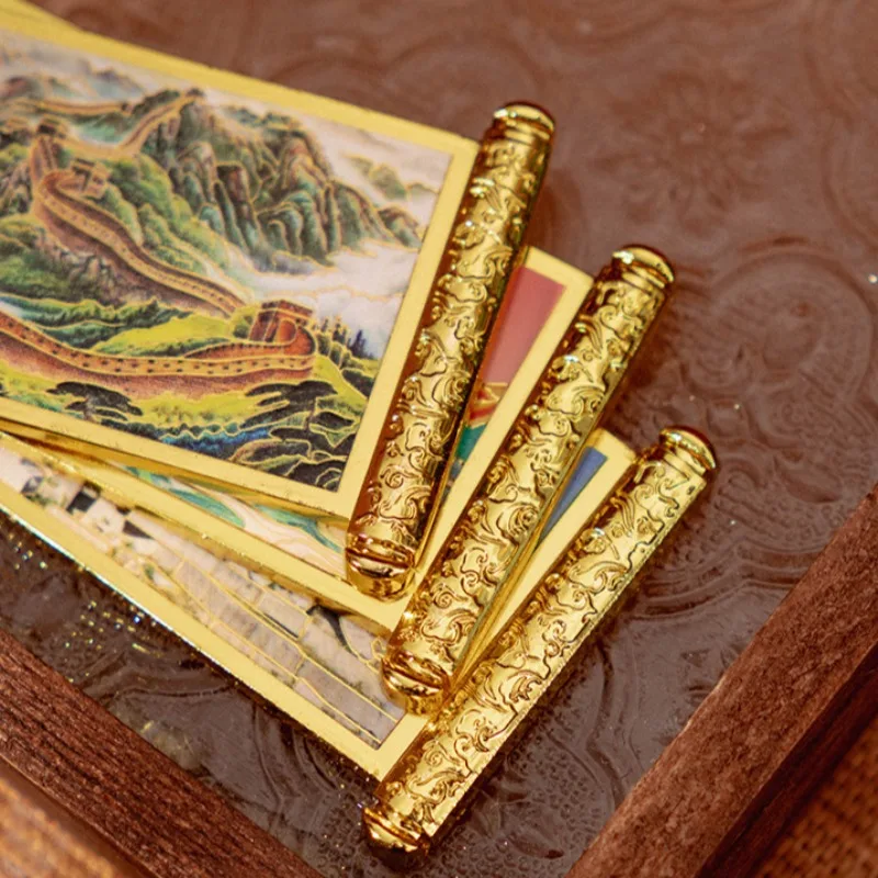 Metal Refrigerator with Embossed Painted Gold Scroll Refrigerator with Scenic Cultural and Creative Souvenirs
Metal Refrigerator with Embossed Painted Gold Scroll Refrigerator with Scenic Cultural and Creative Souvenirs