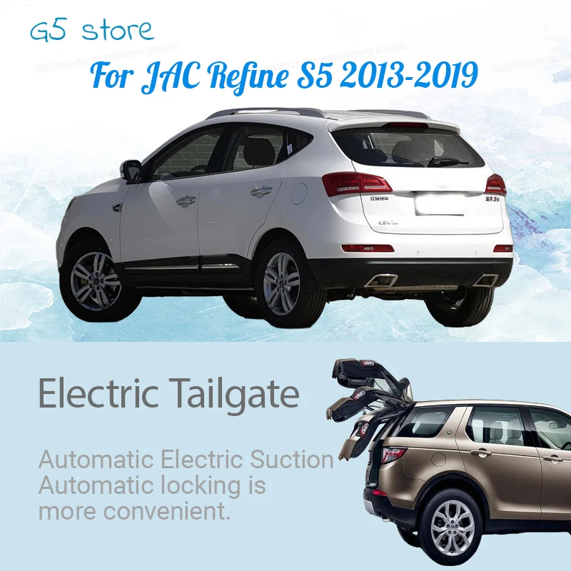 For JAC Refine S5 2013-2019 Power Electrically operated Smart Automatic tailgate modification system
For JAC Refine S5 2013-2019 Power Electrically operated Smart Automatic tailgate modification system