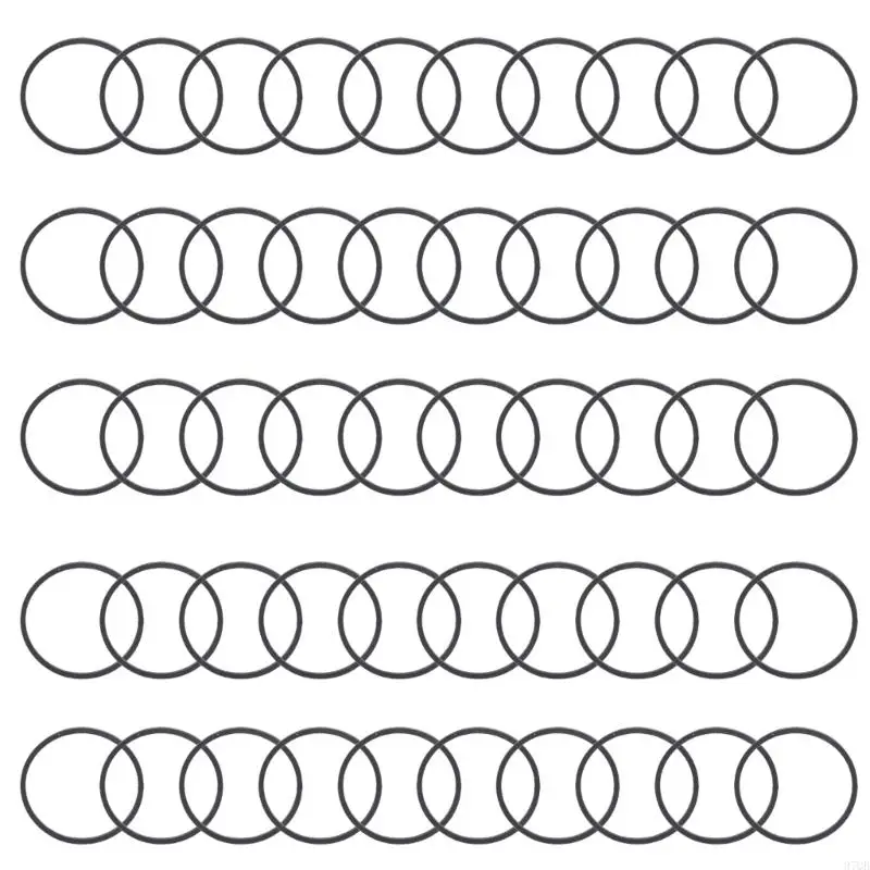 97QB 50PCS Assorted Size Rubber Drive Belts 1.1mm Tape Machine Belt 25mm Diameter for Recorders
97QB 50PCS Assorted Size Rubber Drive Belts 1.1mm Tape Machine Belt 25mm Diameter for Recorders