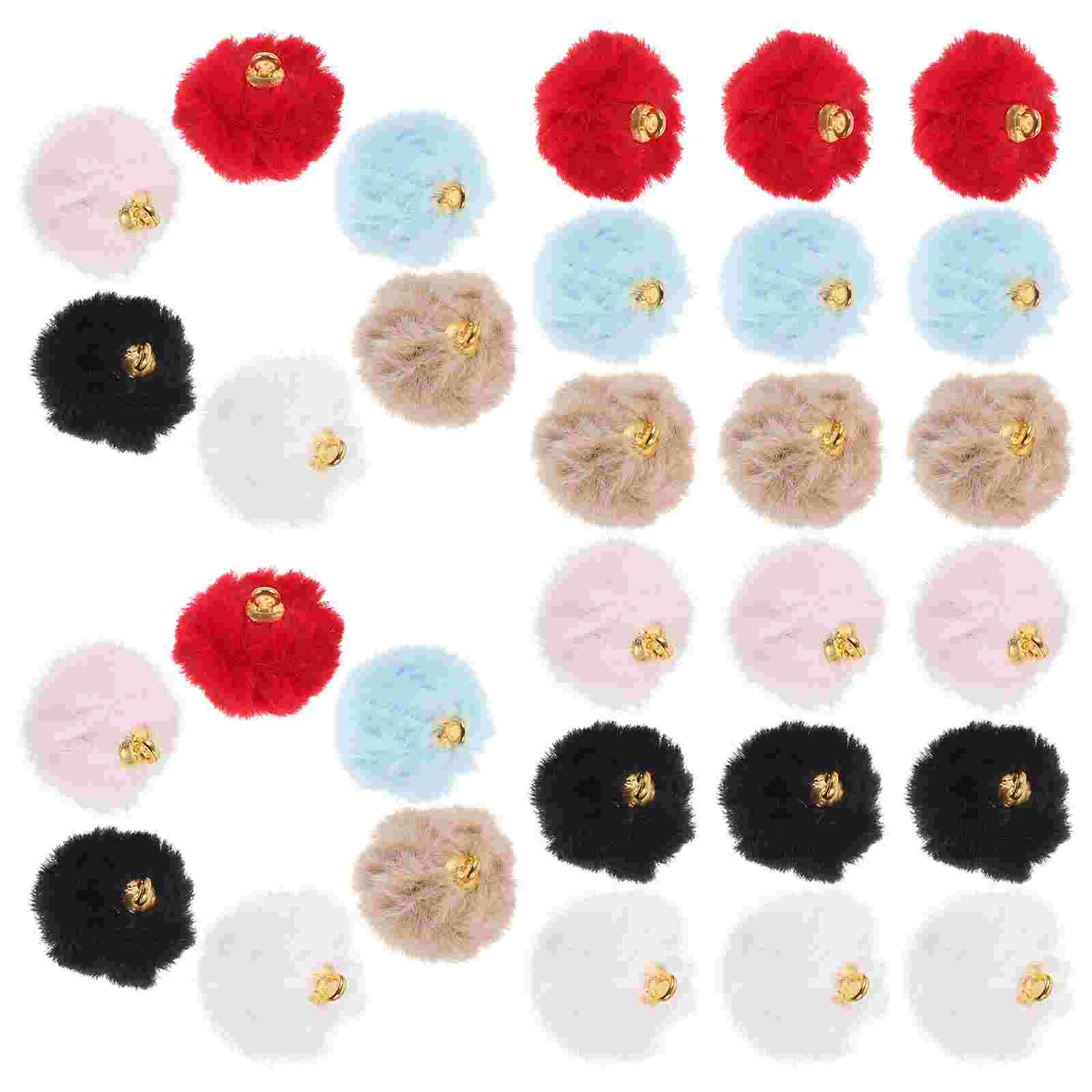30 Pcs Pendants Plush Pompoms for Crafts Earring Charms Jewelry Making Artificial Tiny
30 Pcs Pendants Plush Pompoms for Crafts Earring Charms Jewelry Making Artificial Tiny