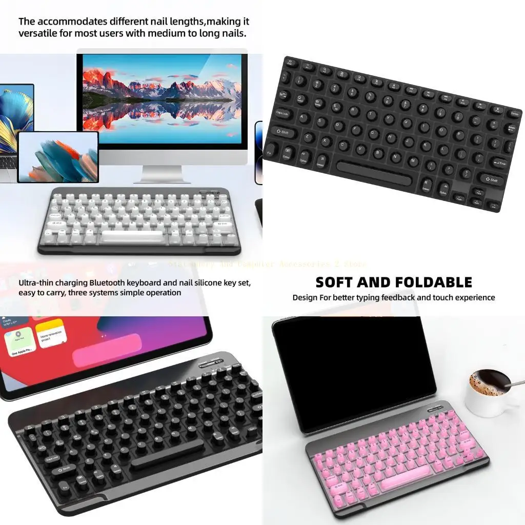 Elevateds Keycaps Laptop Keyboards Protectors For Long Nails Soft Silicone AntiStatic Material
Elevateds Keycaps Laptop Keyboards Protectors For Long Nails Soft Silicone AntiStatic Material