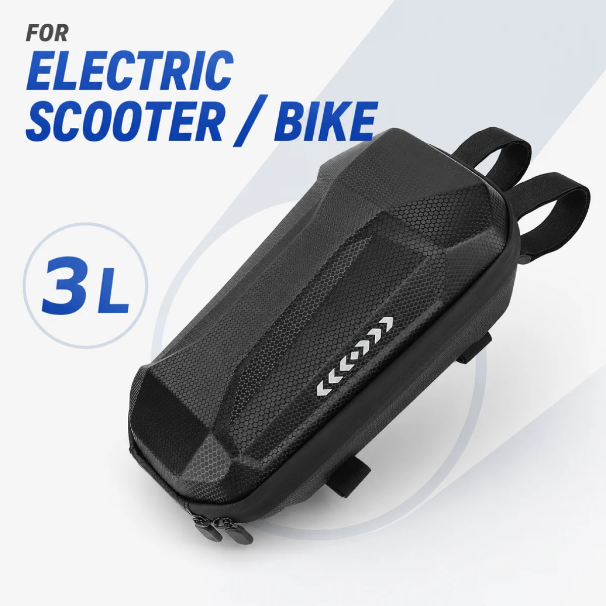 3L EVA Hard Shell Front Bag Waterproof Handlebar Pouch for Electric Scooter Bike Charger Storage 20*13*10cm with Zipper
3L EVA Hard Shell Front Bag Waterproof Handlebar Pouch for Electric Scooter Bike Charger Storage 20*13*10cm with Zipper
