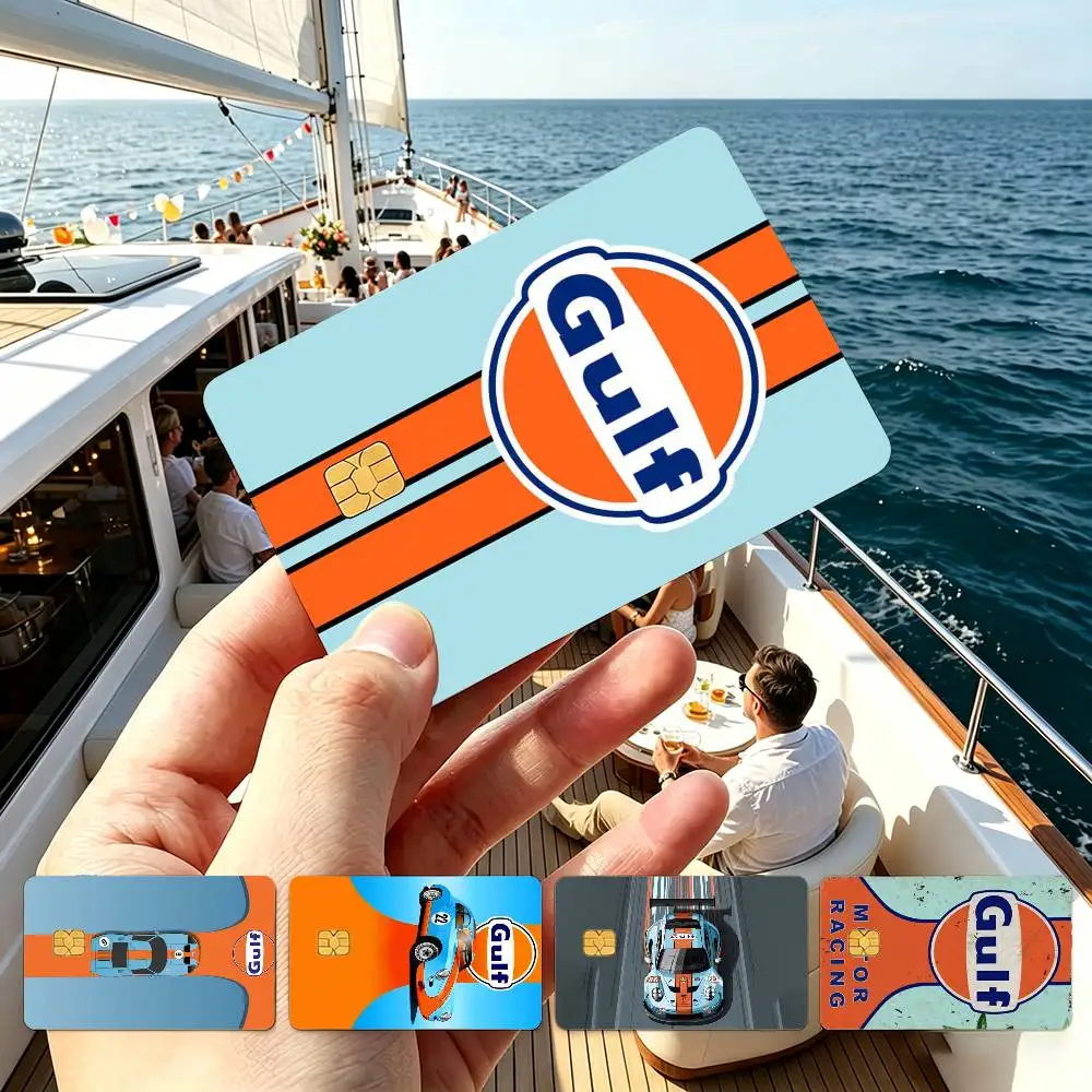 Gulf Racing Car Logo Credit Card HD Stickers Small Chip Waterproof Sticker Game Card Decal Gift
Gulf Racing Car Logo Credit Card HD Stickers Small Chip Waterproof Sticker Game Card Decal Gift