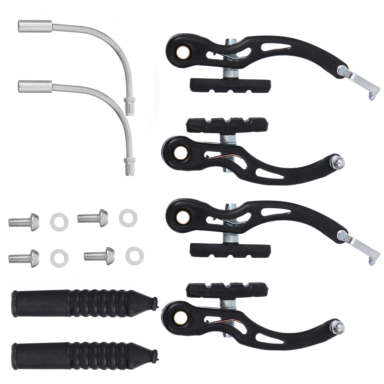 2 Pairs Brakes Mountain Bike V V-shape Bicycles Accessories Caliper Lever Parts Black
2 Pairs Brakes Mountain Bike V V-shape Bicycles Accessories Caliper Lever Parts Black