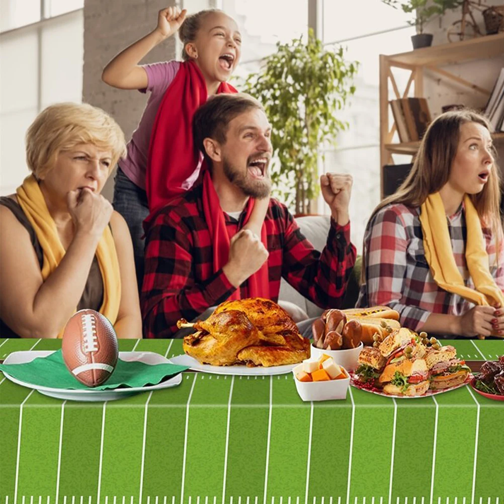 1 set 1 Set Football Themed Tablecloth Party Supplies Decorations For Birthday Sports Events Large Size Cloth Garland Set
1 set 1 Set Football Themed Tablecloth Party Supplies Decorations For Birthday Sports Events Large Size Cloth Garland Set