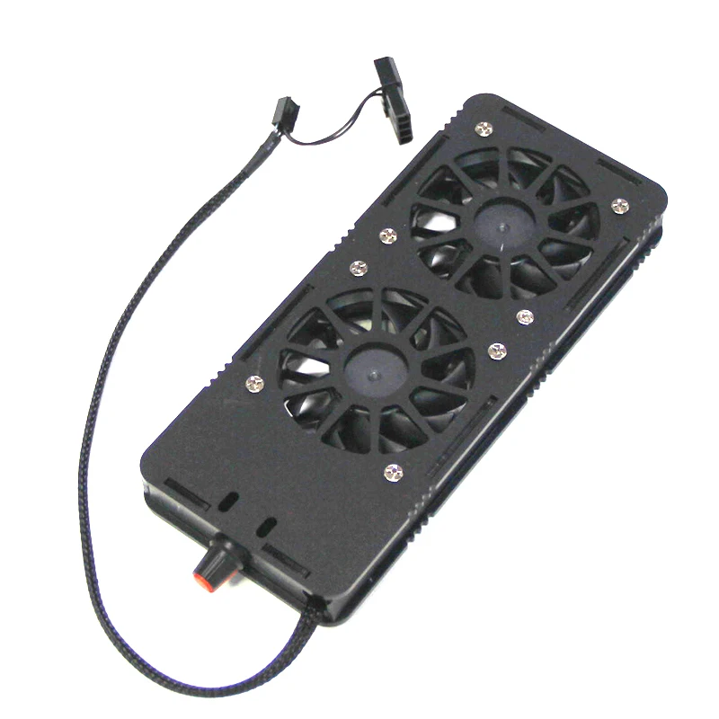 Speed-regulated graphics card backplane radiator RTX3090 memory cooling fan for GPU3070/3080 graphics card cooling black
Speed-regulated graphics card backplane radiator RTX3090 memory cooling fan for GPU3070/3080 graphics card cooling black