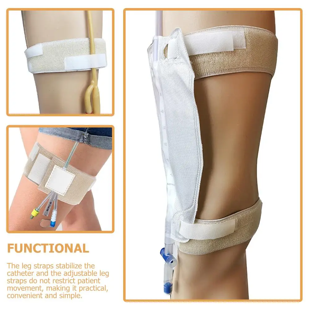 2 шт. регулируемый фиксатор катетера B, прочный ремень для удержания мочи, легко снимается, универсальный держатель для ног, портативное хранилище 
2 шт. регулируемый фиксатор катетера B, прочный ремень для удержания мочи, легко снимается, универсальный держатель для ног, портативное хранилище